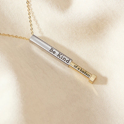 Be Kind Of A Badass | Meaningful Necklace